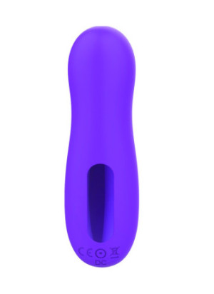 Vibromasseur par vibrations sur membrane rechargeable USB violet 10 vitesses de voyage - ZK003CPUR